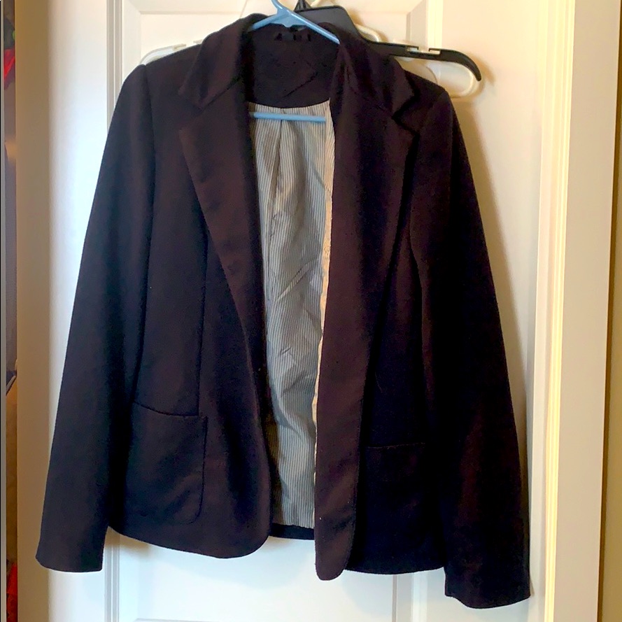 Navy Lined Jacket Large
